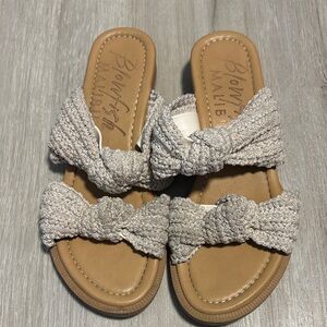 Blowfish Women's Cream Knotted Sandals